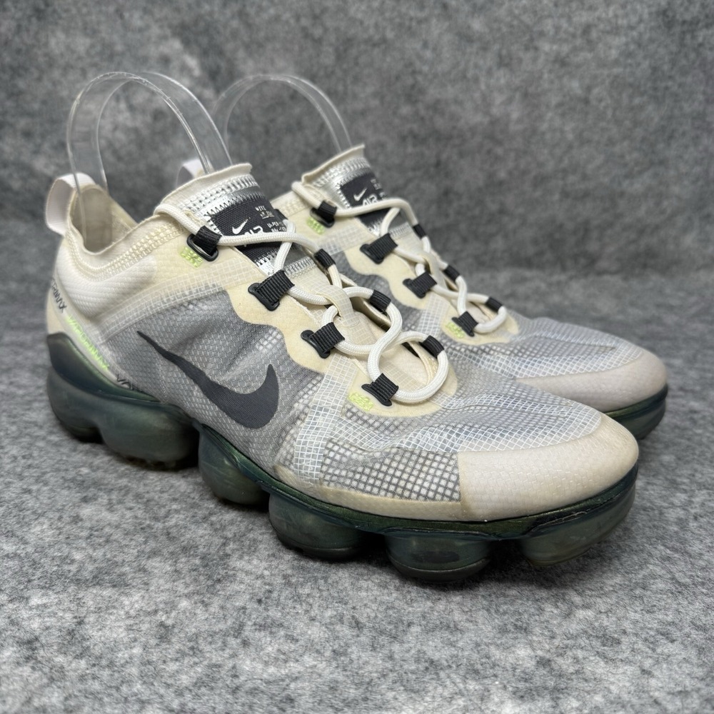 Nike Air VaporMax 2019 PRM Shoes Mens 7 White‎ Lime Blast Sneakers At6810-100